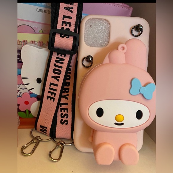 My Melody IPhone 11 Case & Wallet with Strap - Picture 2 of 3
